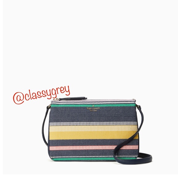 🎉HP 🎊 Kate Spade Jackson Boardwalk Gusset Xbody - Picture 3 of 5